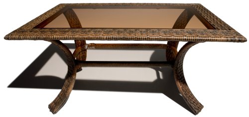 Strathwood All-Weather Cashmere Wicker Rectangular Coffee Table