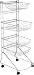 Master Class Chrome Wire Deluxe Vegetable Trolley 33cm x 46.5cm x 90.5cm