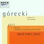 G�recki: Solo Piano Works
