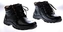 Herren Schuhe Schwarz Winter Herrenschuhe gefüttert Boots Outdoor Knöchel Stiefel