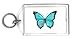 Keychain with insect, butterfly