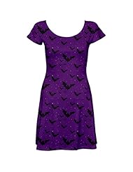 Polyester/Spandex Stretchy Short Sleeves Skater Dress 