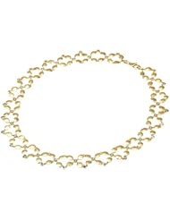 14K Yellow Gold Matte and Hammered-Finish Hand-Crafted Designer Necklace, Enhanced with Bezel Set Diamonds.
