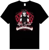 NCIS TV Show GOTH CRIME FIGHTER Abby Sciuto Adult Black T-shirt Tee Shirt, XL