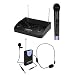 KAM KWM1932 Kabelloses Mikrofon wireless Headset UHF Funk Set