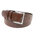 Bosto Lthr Mens Wide Casual Belt Brn