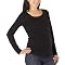 Liz Lange&reg; for Target&reg; Basic Long Sleeve Scoop Neck Tee -Black