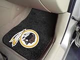 Washington Redskins Car Mats 2 Piece universal fit Car Floor Mat (Rug) - Washington Redskins