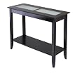 Syrah Hall Table with Frosted Glass, Shelf