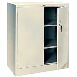 Lyon Workspace Products 1042(BB) 1000 Series 36' Wide Counter High Cabinet: 42' H x 36' W x 18' D
