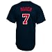 Minnesota Twins Joe Mauer Full Button Down Synthetic Replica Batting Practice Jersey,Large