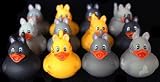 12 Cat Rubber Ducks