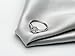Yoursfs 18K White Gold Plated Six Prong Simulated Diamond Wedding Ring
