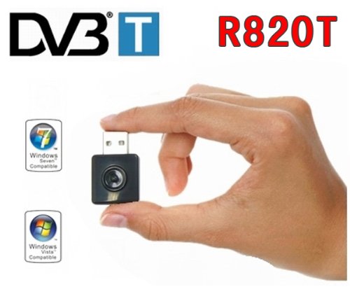 Vantech New USB 2.0 DVB-T STICK RTL2832U+R820T TV-DVD(MPEG-2)SDR FM radio / DAB radio-WMA -Black