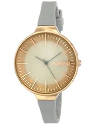 RumbaTime Womens 19169 Orchard Gold Analog Display Japanese Quartz Grey Watch