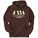 Hoodie Mens Brown 