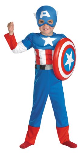 Captain America Todd Muscle Halloween Costume