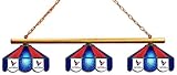 NFL Houston Texans Three Shade Stained Glass Billiard Table Lamp