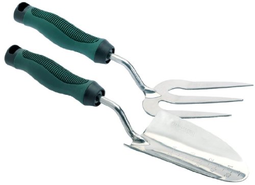 Draper Expert 14406 Stainless Steel Heavy-Duty Soft-Grip Fork and Trowel Set