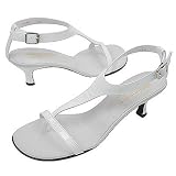 Donald J Pliner -- *Viana8 White Antique Patent -- Women's Shoes,Comfort Shoes,Sandals,Thong