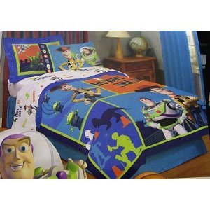 Disney Toy Story Full Size Comforter Bed Cover Buzz Lightyear & Woody