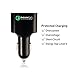 Cable Matters 54W/2.4A 4-Port USB Car Charger with Certified Qualcomm Quick Charge 2.0 Technology