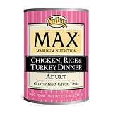 Nutro MAX Adult Chicken, Rice and Turkey Canned Dog Food by Max