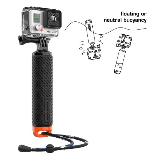 SP Gadgets POV Dive Buoy - Floating Hand Grip Waterproof Underwater Selfie Stick Mount for GoPro