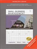 Small Business Management: Launching & Growing Entrepreneurial Ventures (14th Edition) [Instructor's Edition]