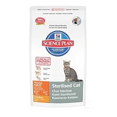 Hills Feline Sterilised Cat Young Chicken 3,5kg, 1er Pack (1 x 3.5 kg Packung)