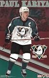 (23x35) Anaheim Mighty Ducks Paul Kariya Sports Poster Print