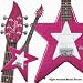 Daisy Rock Debutante Star Short Scale Atomic Pink Left-Handed Electric Guitar
