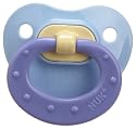 NUK Classic Silicone BPA Free Fashion Pacifier, Size 1, Single Pack, Colors May Vary