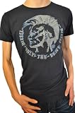 Diesel - Tee Shirt Bleu Manches Courtes