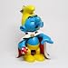 SMURF スマーフ Plastoy社製レジンフィギュア　キングスマーフ_s-1