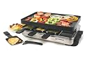 Swissmar KF-77080 8-Person Stelvio Raclette Party Grill with Reversible Grill Top