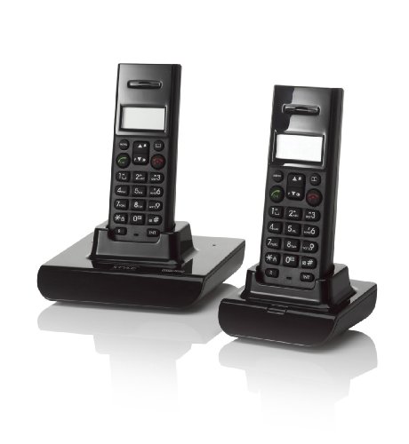M&S Twin 1210 DECT Cordless Phones with Answering Machine