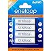 Sanyo Eneloop AAA 4 Pack Batteries