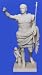 Augustus of Prima Porta, Augustus Caesar Ancient Roman Emperor Statue, 11-1/2-inch Sculpture