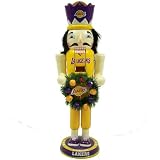 Los Angeles Lakers 14'' Wreath Nutcracker Figurine