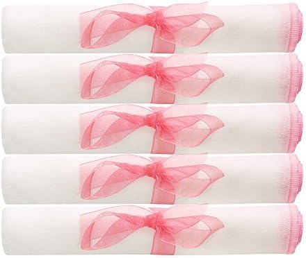 AD skin synergy 100% Organic Cotton Muslin Face Cloths - set of 5 by AD skin synergy