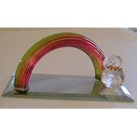 Crystal Pot of Gold At End of Rainbow