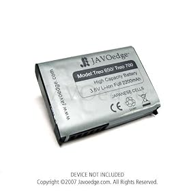 Palm Treo 650 / 700p / 700w / 700wx Extended Replacement Battery (2200mAH Japanese Cells)