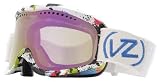Von Zipper Sizzle 09 Snowboard Goggles - Pattern Puke Frame / Smoke Pink Chrome Lens