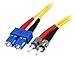 StarTech.com 1-Meter Single Mode Duplex Fiber Patch Cable ST-SC (SMFIBSTSC1)