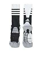 adidas Calcetines Climalite Half-Cushioned Crew (Negro / Blanco)