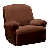 Stretch Pearson Recliner Slipcover - Coffee