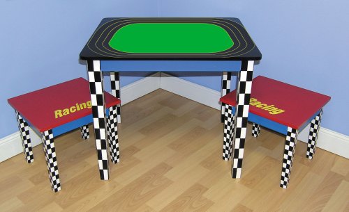 Racing Race Car Child’s Table & Chair Set