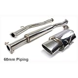 02 03 04 05 06 Nissan Altima 2.5L 4Cyl Catback Exhaust with Oval Tip System by Generic Product
