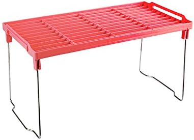 Krendel Blue Green Red Foldable Storage Shelf Rack Kitchen Bathroom Holder Organizer Desk Bookshelf